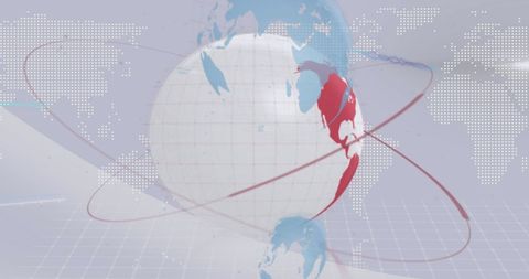 Digital Globe with Global Financial Data Visualization - Download Free Stock Images Pikwizard.com