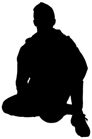 Transparent Silhouette of Footballer with Ball PNG Illustration - Download Free Stock Videos Pikwizard.com
