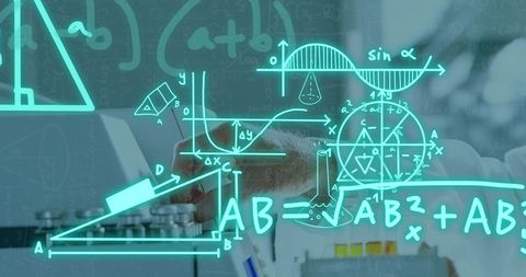 Scientist Analyzing Mathematical Model with Digital Overlay - Download Free Stock Images Pikwizard.com