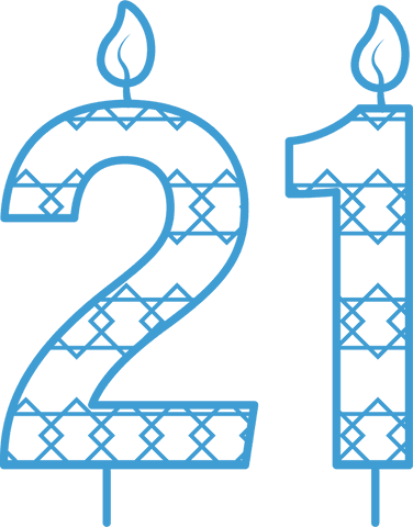 transparent birthday candle illustration celebrating age 21 - Download Free Stock Videos Pikwizard.com