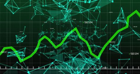 Financial data processing with digital network connections