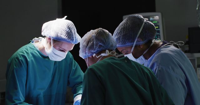 Surgeons working in operating room performing surgery - Download Free Stock Images Pikwizard.com