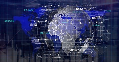 Digital Data Processing Modern Global Interface Technology - Download Free Stock Images Pikwizard.com