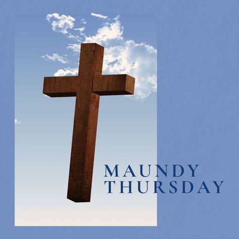 maundy thursday religious cross against sky background - Download Free Stock Templates Pikwizard.com