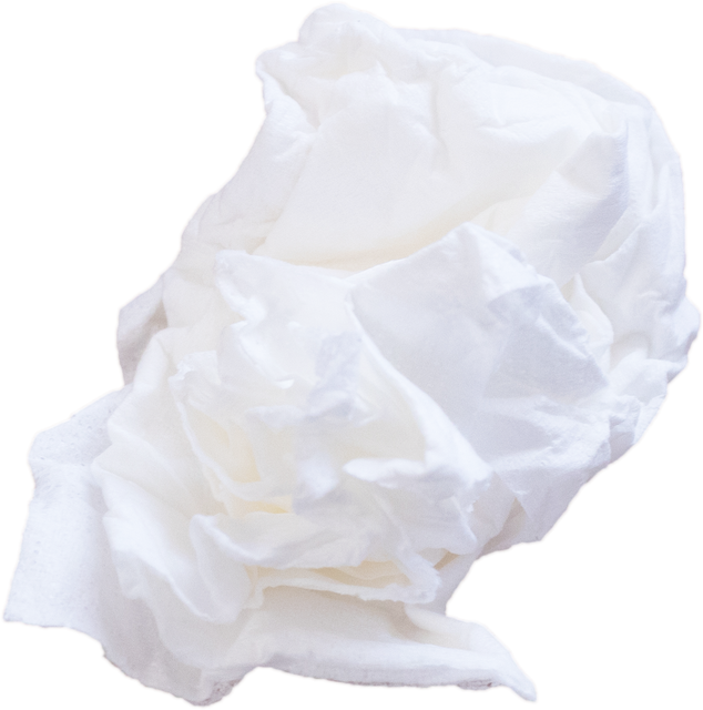 Crumpled Tissue Paper on Transparent Background - Download Free Stock Videos Pikwizard.com