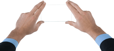 Businessman's Hands Interacting with Transparent Virtual Screen - Download Free Stock Videos Pikwizard.com