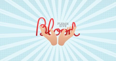 Encouraging Blood Donation Campaign Graphic - Download Free Stock Images Pikwizard.com
