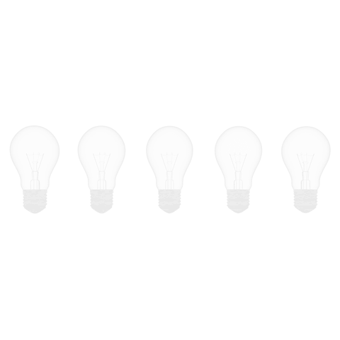 white light bulbs on transparent background for creative designs - Download Free Stock Videos Pikwizard.com