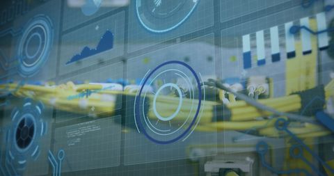 Futuristic Digital Interface Network Connections - Download Free Stock Images Pikwizard.com