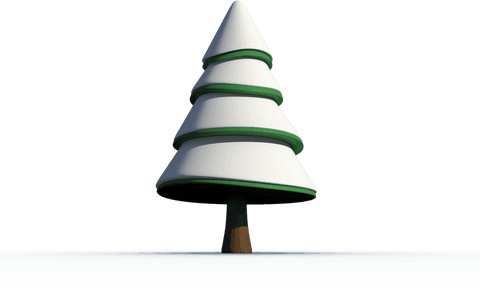 transparent snow covered christmas tree illustration - Download Free Stock Videos Pikwizard.com