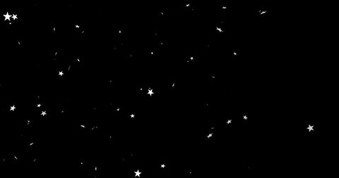 Falling White Stars on Black Background for Festive Designs - Download Free Stock Images Pikwizard.com