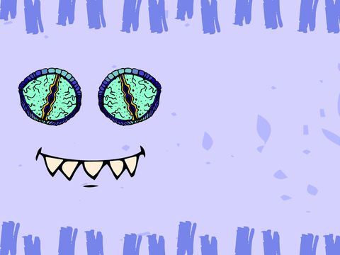 transparent background halloween monster eyes and teeth illustration - Download Free Stock Videos Pikwizard.com