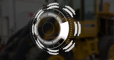 Futuristic Virtual Target Interface with Tech Overlay - Download Free Stock Images Pikwizard.com