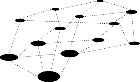 transparent network connections on dark background illustration - Download Free Stock Videos Pikwizard.com
