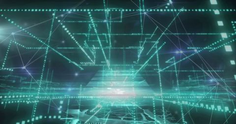 Futuristic Medical Data Network with Green Digital Grid - Download Free Stock Images Pikwizard.com