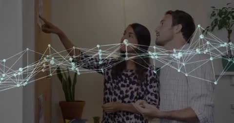 Business Professionals Collaborating on Office Board Strategy