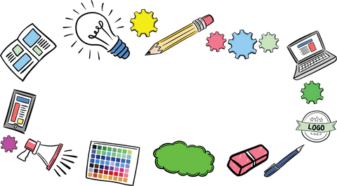 Colorful Creative Business Icons on Transparent Background - Download Free Stock Videos Pikwizard.com