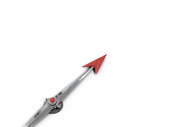 Compass Arrow Pointer on Transparent Background - Download Free Stock Videos Pikwizard.com