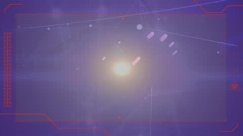 Digital Network Connections with Radiant Lights