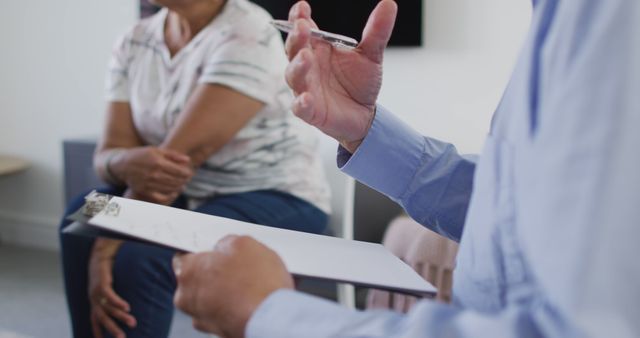 Therapist Consulting with Patient in Counselling Session - Download Free Stock Images Pikwizard.com