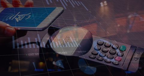 Mobile Payment Technology and Digital Data Processing - Download Free Stock Images Pikwizard.com