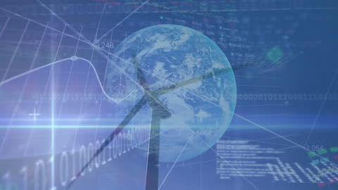 Global Connection and Renewable Energy Concept