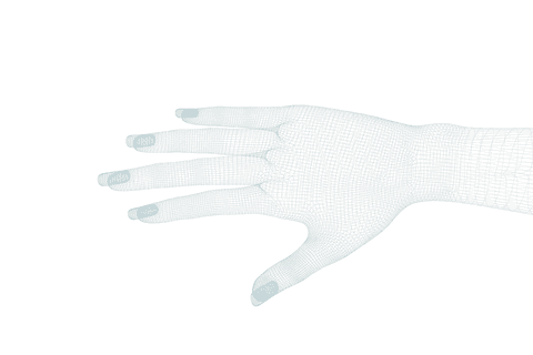 transparent 3d wireframe hand diagram - Download Free Stock Videos Pikwizard.com