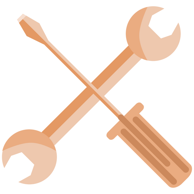 Digital Illustration of Crossed Orange Scredriver and Wrench on Transparent Background - Download Free Stock Videos Pikwizard.com