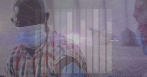 Digital Technology in Healthcare: Doctor Vaccination Data Concept