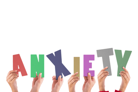 cropped hands holding colorful letters spelling 'anxiety' on transparent background - Download Free Stock Videos Pikwizard.com