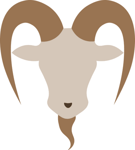 transparent aries zodiac sign icon with horns - Download Free Stock Videos Pikwizard.com