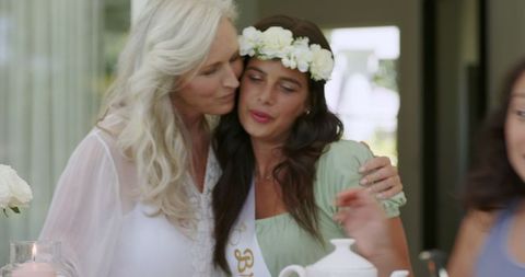 Celebrating Love with Friends at Outdoor Wedding