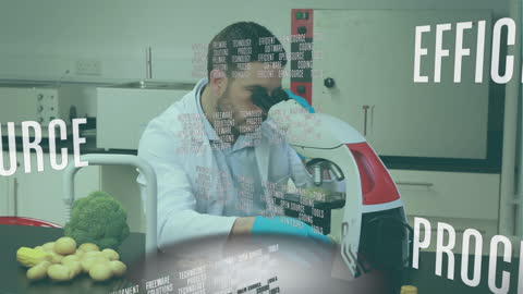 Scientist Analyzing Data in Laboratory Setting