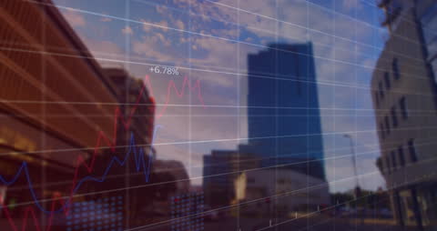 Dynamic Data Visualization Over Urban Cityscape