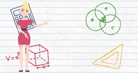 Woman Presenting Geometric Concepts in Educational Setting - Download Free Stock Images Pikwizard.com