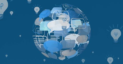 Digital Communication and Networking Concept Art - Download Free Stock Images Pikwizard.com