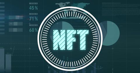 Digital Scope Highlighting NFT Amidst Data Streams - Download Free Stock Images Pikwizard.com