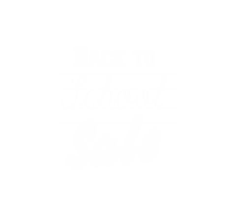Back to school sale text transparent design