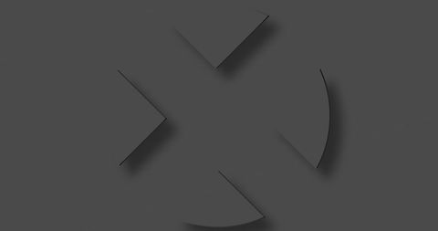 Stylish Grey Geometric Circles and Crosses on Dynamic Grey