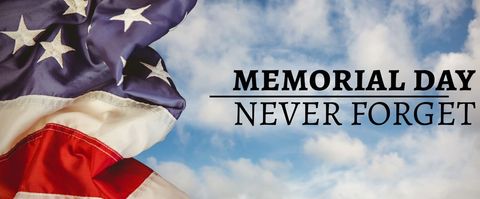 Patriotic Flag Honors Memorial Day Sacrifice and Remembrance - Download Free Stock Templates Pikwizard.com
