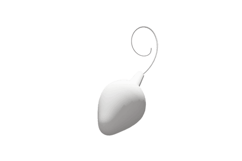single white cartoon sperm isolated on transparent background - Download Free Stock Videos Pikwizard.com