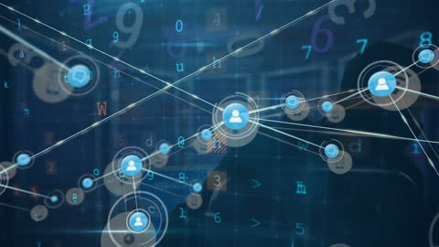 Data Network Connections in High-Tech Digital Environment