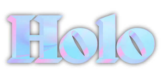 Transparent Gradient 3D Holo Text with Shadow - Download Free Stock Videos Pikwizard.com