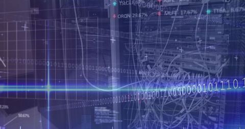 Digital Data Overlay on Modern Server Technology - Download Free Stock Images Pikwizard.com
