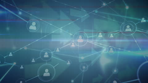 Digital Network and Connections Illustration