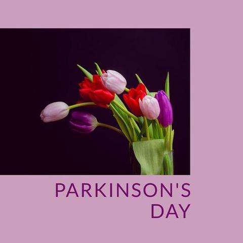 Parkinson's Day Awareness with Multicolored Tulips - Download Free Stock Templates Pikwizard.com