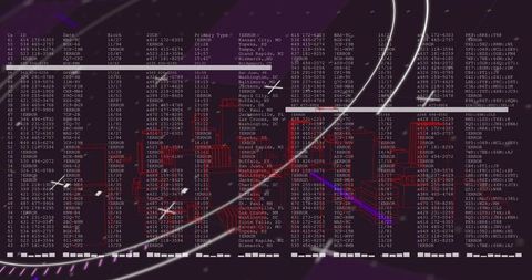 Displaying Neon Cyber City HUD with Error Code Overlay, Wireframe Skyline and Analytics
