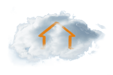 orange arrow in cloud on transparent background for cloud computing - Download Free Stock Videos Pikwizard.com