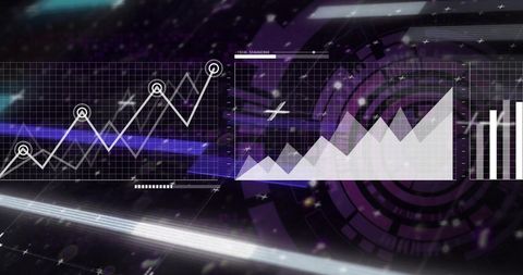 Digital Data Analysis on Futuristic Interface Design - Download Free Stock Images Pikwizard.com