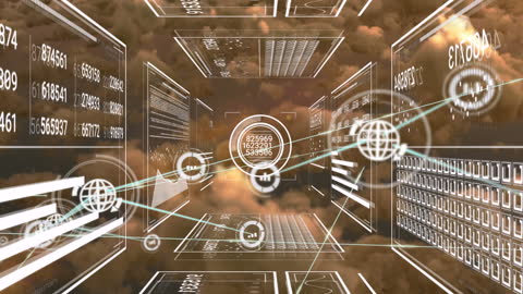 Global Data Network and Computing Visualization in Cloud